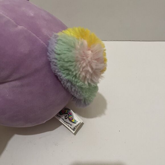 Squishmallows Sydnee the Squirrel Lilac Purple 7" Spring Colorful Tail Plush - Picture 8 of 8